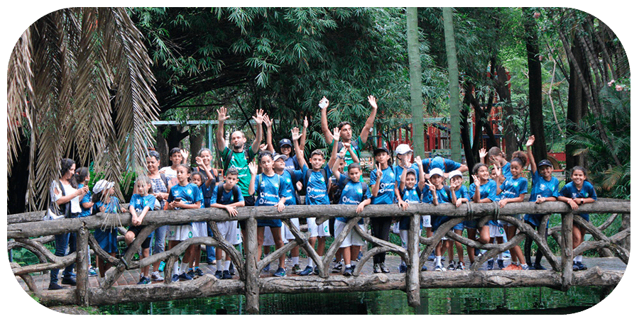 Alunos do projeto Saque Cidadão